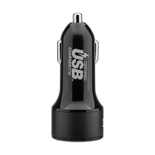 Load image into Gallery viewer, 3SIXT Car Charger 27W USB-C Power Delivery + USB-C/C Cable 1m - Black 3