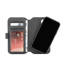 Load image into Gallery viewer, 3SIXT Neowallet Leather Folio Case iPhone 11 Pro 5.8 inch - Black 7