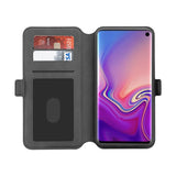 3SIXT Neo Magentic Leather Wallet case for Samsung S10 5G - Black 3
