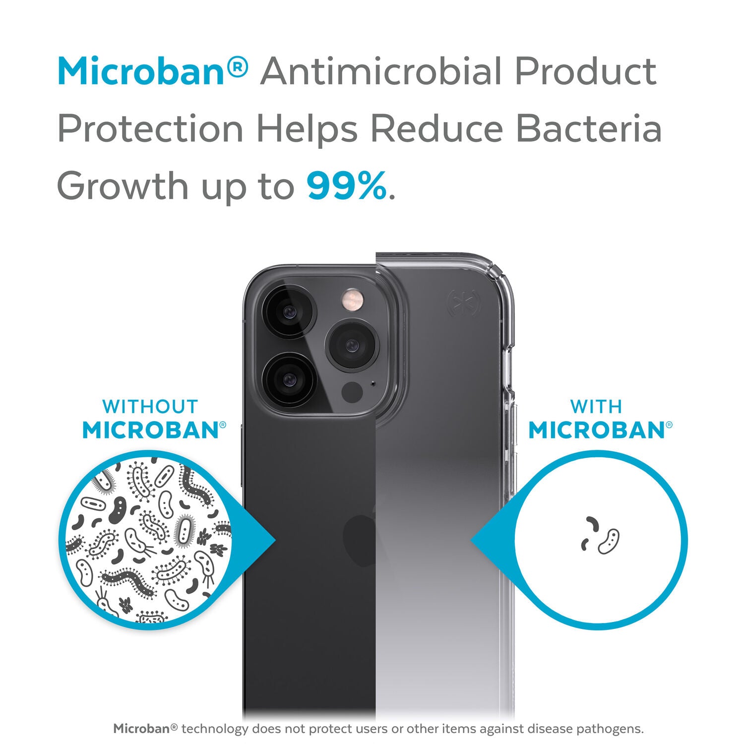 Speck Presidio Ombre Clear Case iPhone 13 Pro 6.1 Atmosphere Fade