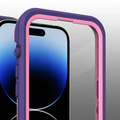 otterbox fre case for iphone 14 pro max purple corner bumper