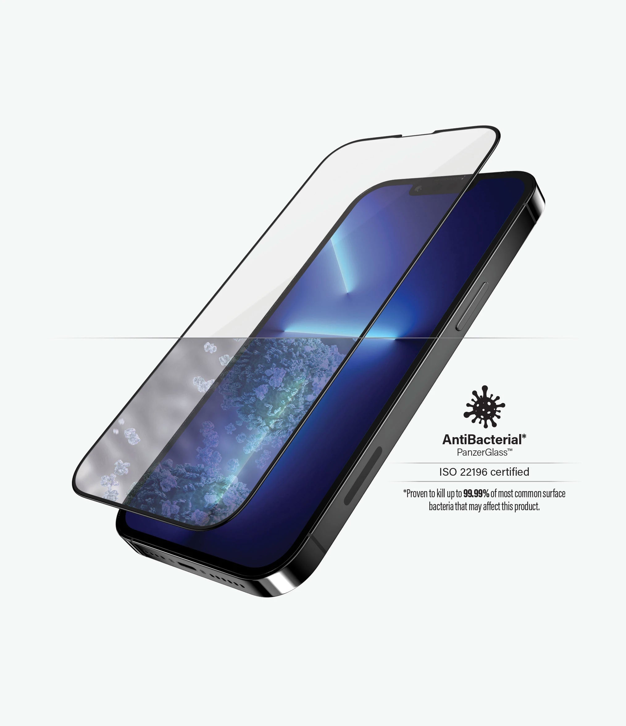PanzerGlass Screen Guard iPhone 13 / 13 Pro 6.1 Case Friendly Black Frame