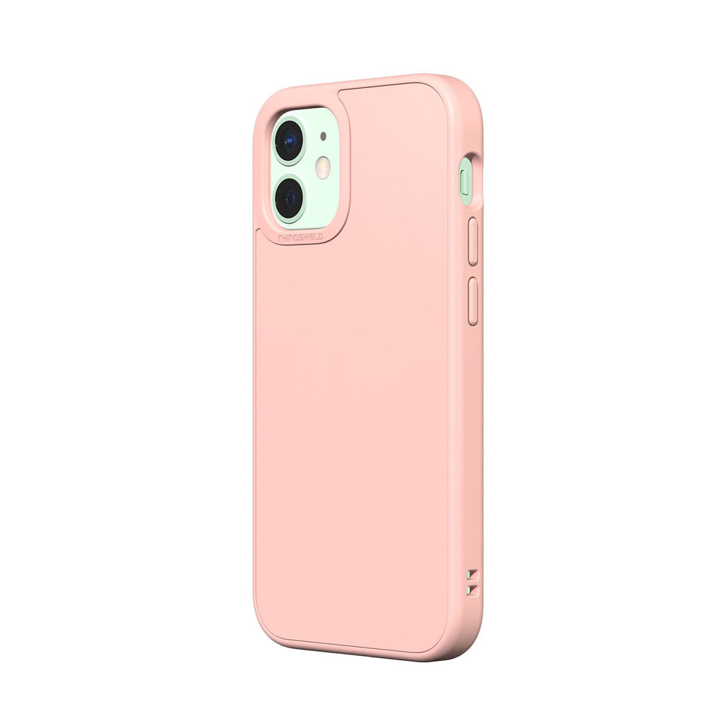 RhinoShield SolidSuit Rugged Case For iPhone 12 mini  - Classic Blush Pink - Mac Addict