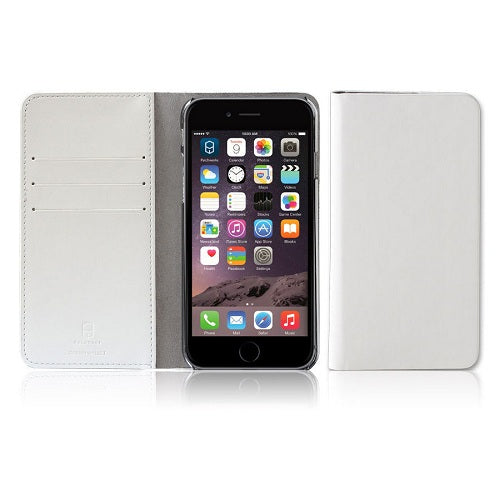 Patchworks Slim Leather Wallet Case for iPhone 6 Plus - White