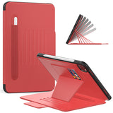 Folio Synthetic Leather Folio Case iPad Pro 11 & Air 5 & 4 with Kickstand - Red