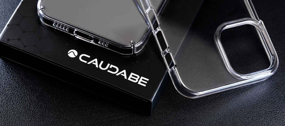 Caudabe Lucid Clear Minimalist Case For iPhone 12 Pro Max - GRAPHITE - Mac Addict