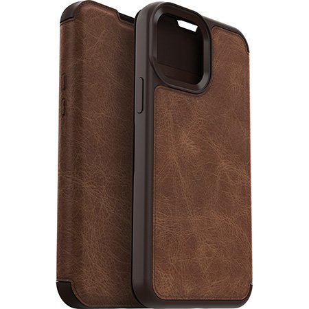 Otterbox Strada Folio Case iPhone 13 Standard 6.1 inch Espresso Brown