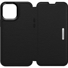 Load image into Gallery viewer, Otterbox Strada Folio Case iPhone 13 Standard 6.1 inch Shadow Black