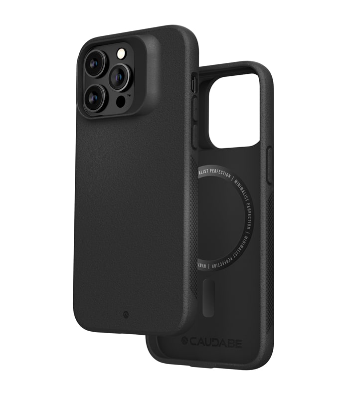 Caudabe Synthesis Slim Protective Case with MagSafe iPhone 14 Pro 6.1 - Black