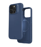 Caudabe Synthesis Slim Protective Case with MagSafe iPhone 14 Pro 6.1 - Steel Blue