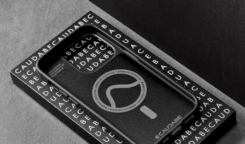 Caudabe Sheath Slim Protective Case with MagSafe iPhone 14 Plus / 15 Plus 6.7 - Black