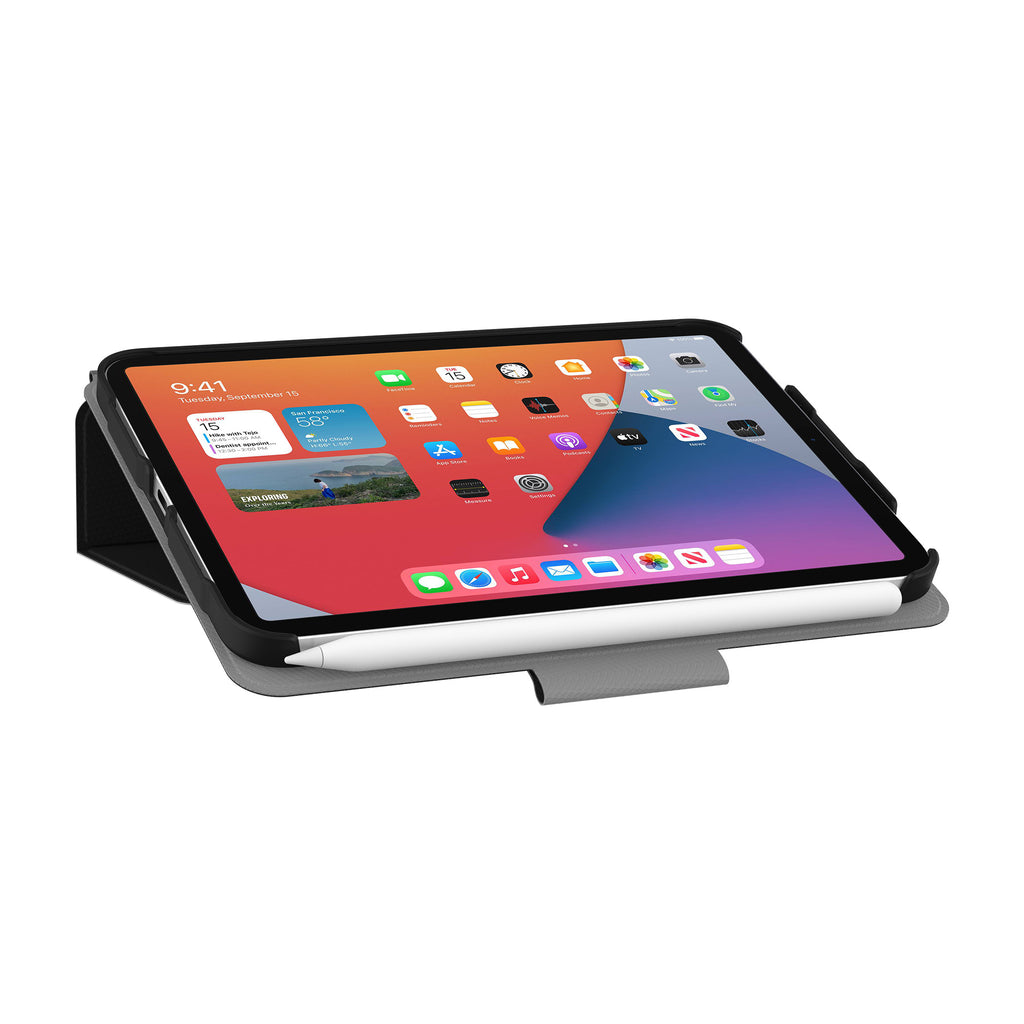 Incipio SureView Folio Protective Case & Magnetic Closure Flap iPad Mini 6 - Black 8