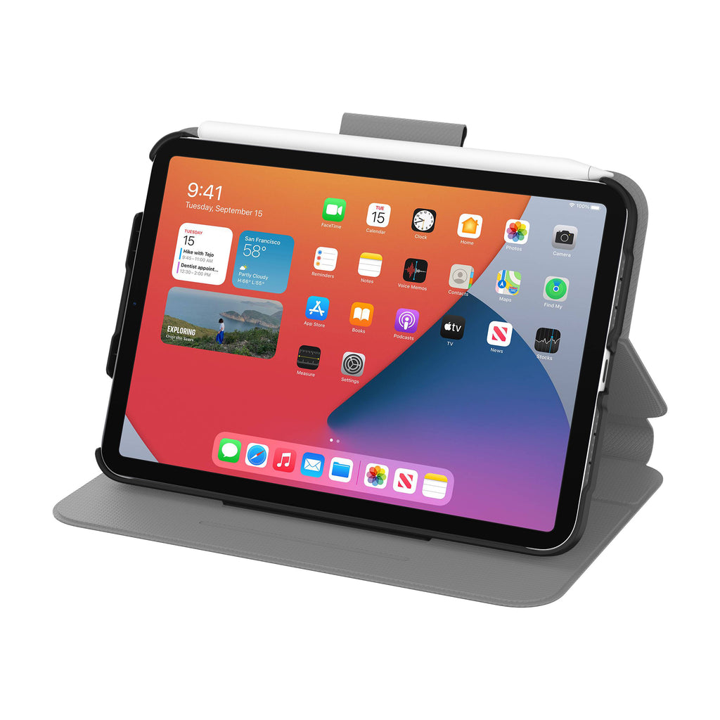 Incipio SureView Folio Protective Case & Magnetic Closure Flap iPad Mini 6 - Black 7