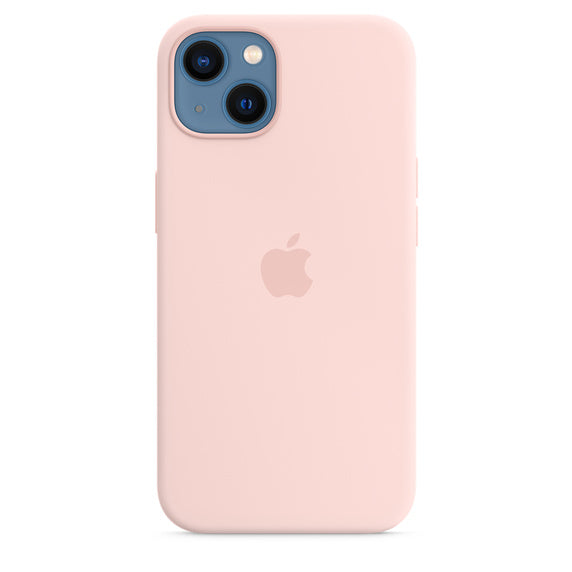 Apple Official Silicone Case with MagSafe for iPhone 13 Mini - Chalk Pink
