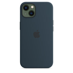 Apple Official Silicone Case with MagSafe for iPhone 13 Standard - Abyss Blue