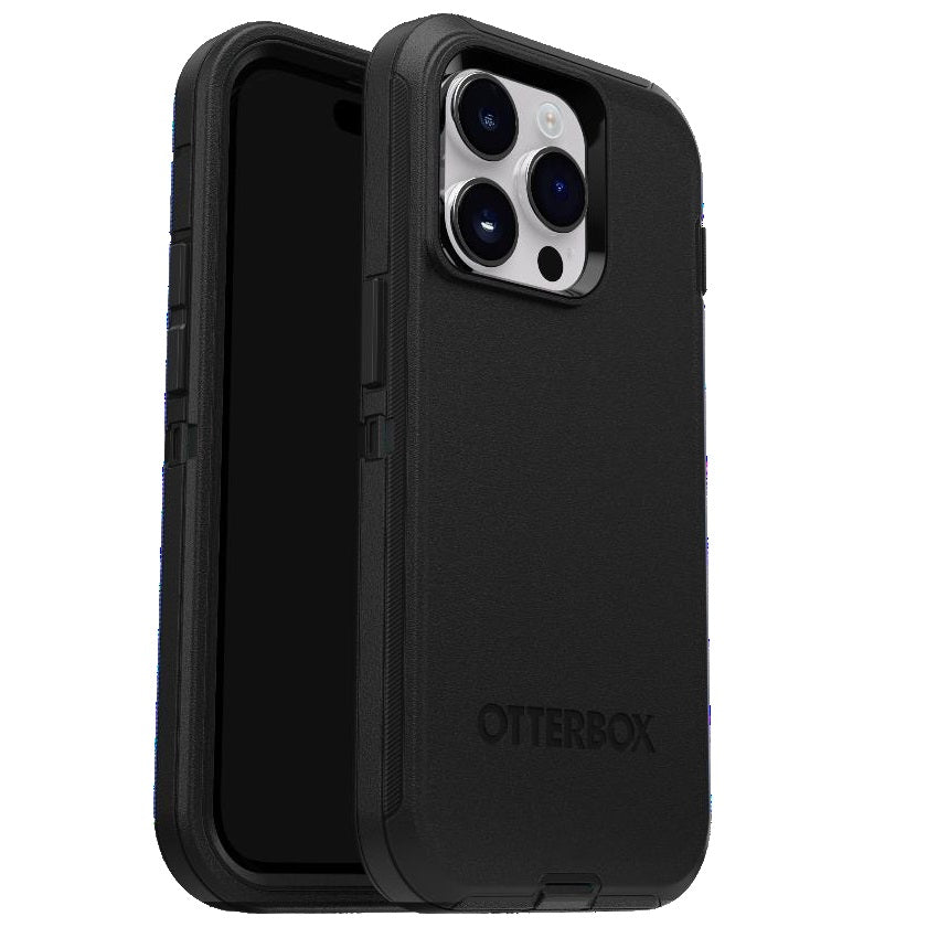 OtterBox Defender iPhone 15 Pro 6.1 Case Black