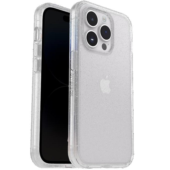 OtterBox Symmetry Clear iPhone 15 Pro Max 6.7 Case Stardust Clear