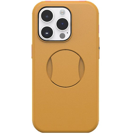 OtterBox OtterGrip Symmetry MagSafe iPhone 15 Pro 6.1 Case Aspen Gleam Yellow