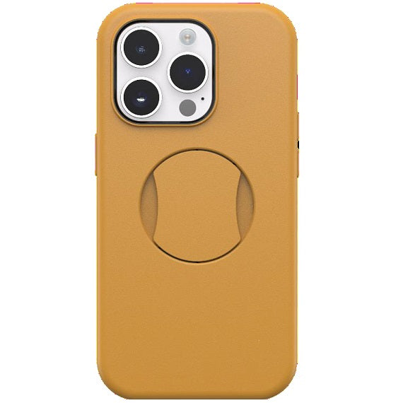 OtterBox OtterGrip Symmetry MagSafe iPhone 15 Standard 6.1 Case Aspen Gleam Yellow