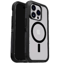 Load image into Gallery viewer, OtterBox Defender XT Clear MagSafe iPhone 15 Standard 6.1 Case Clear/Black