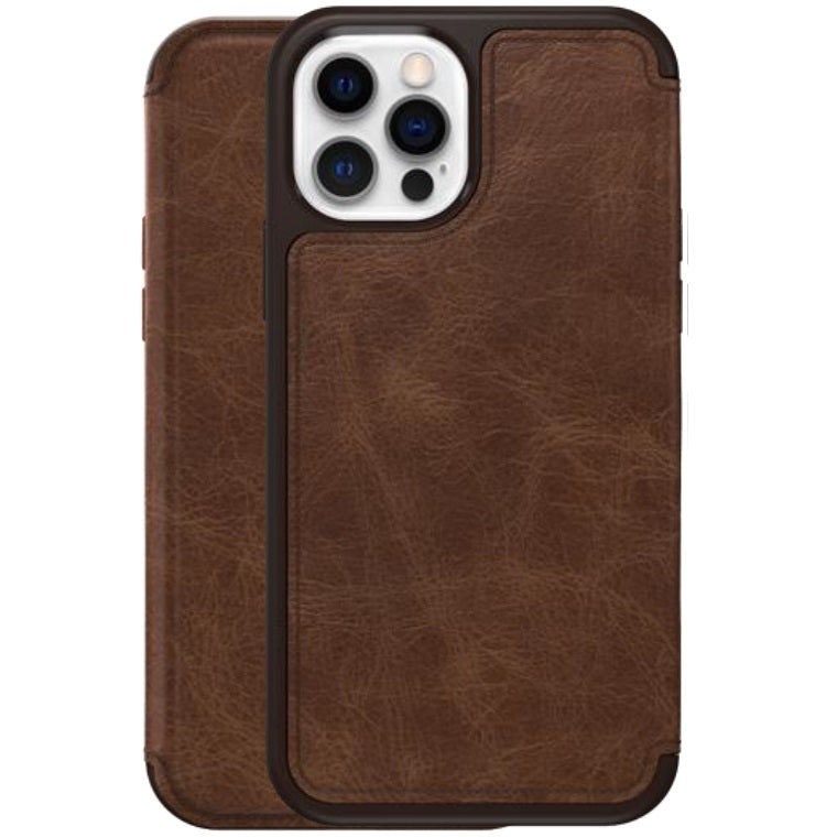 OtterBox Strada MagSafe iPhone 15 Pro 6.1 Case Espresso Brown