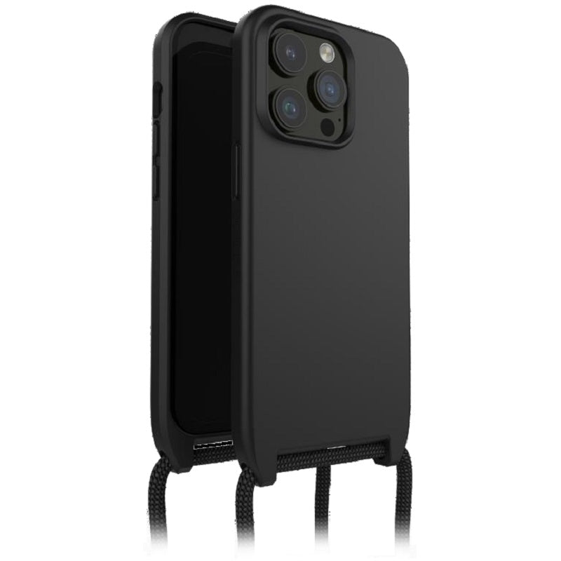 OtterBox React Necklace MagSafe iPhone 15 Pro Max 6.7 Case Black