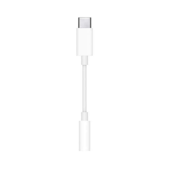 Apple Official USB-C to 3.5-mm Headphone Jack Adapter MU7E2FE/A