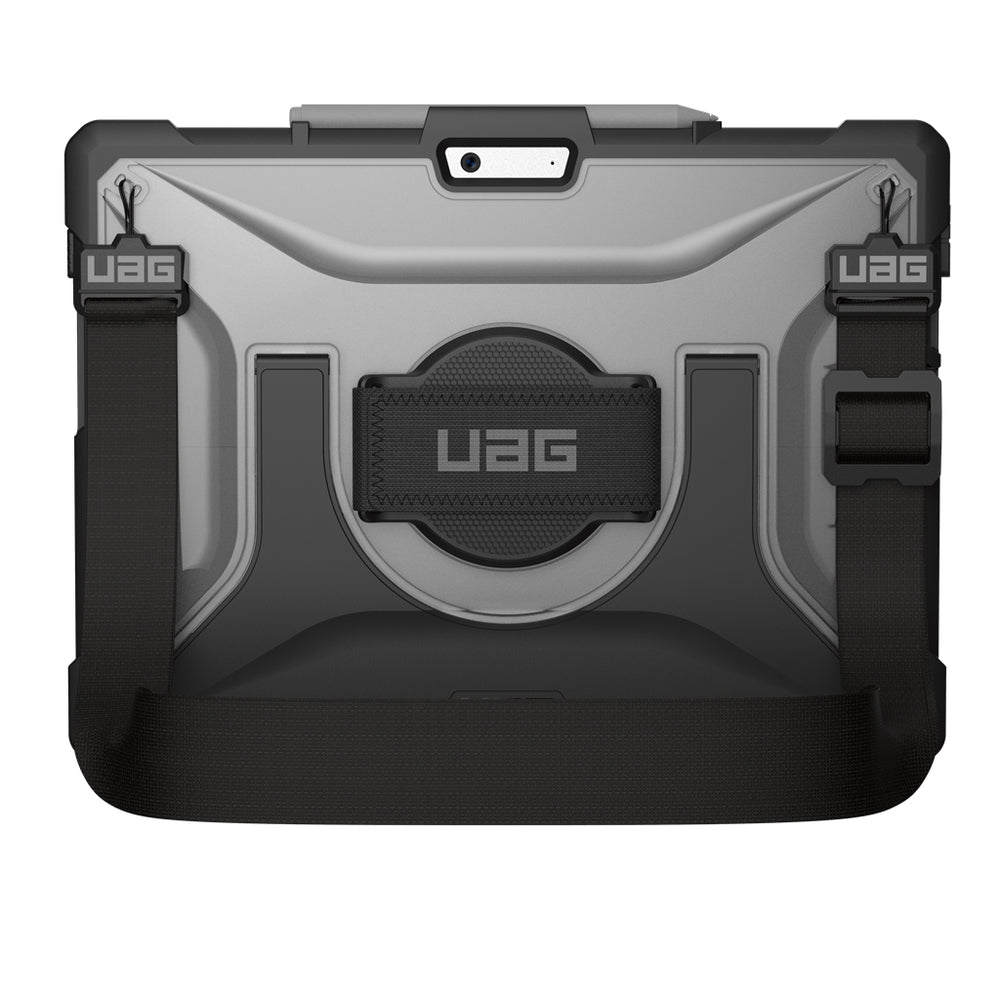 UAG Plasma Rugged Surface Pro X Case w/ Hand & Shoulder Strap - Ice