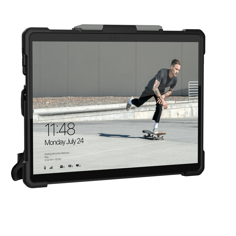 UAG Plasma Rugged Surface Pro X Case w/ Hand & Shoulder Strap - Ice