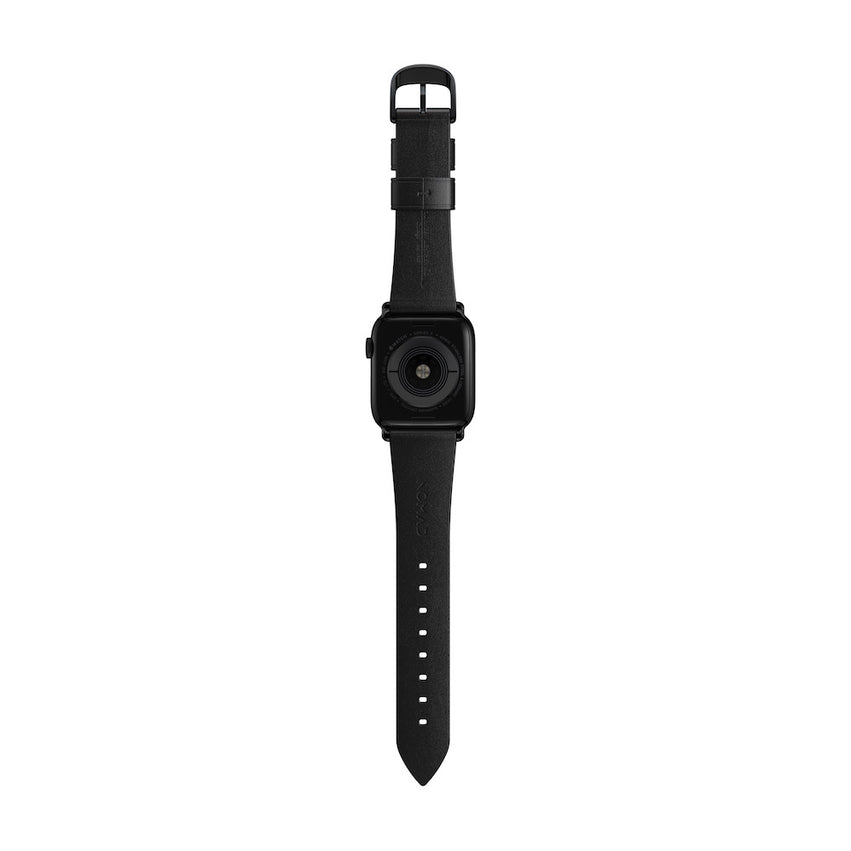 Modern Strap - Slim - Apple Watch 38/40mm - Natural - Black Hardware - Mac Addict