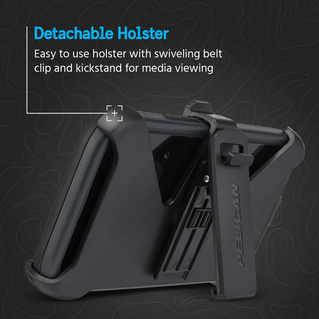 Pelican Voyager MagSafe Case & Belt Clip iPhone 14 Pro 6.1 - Black