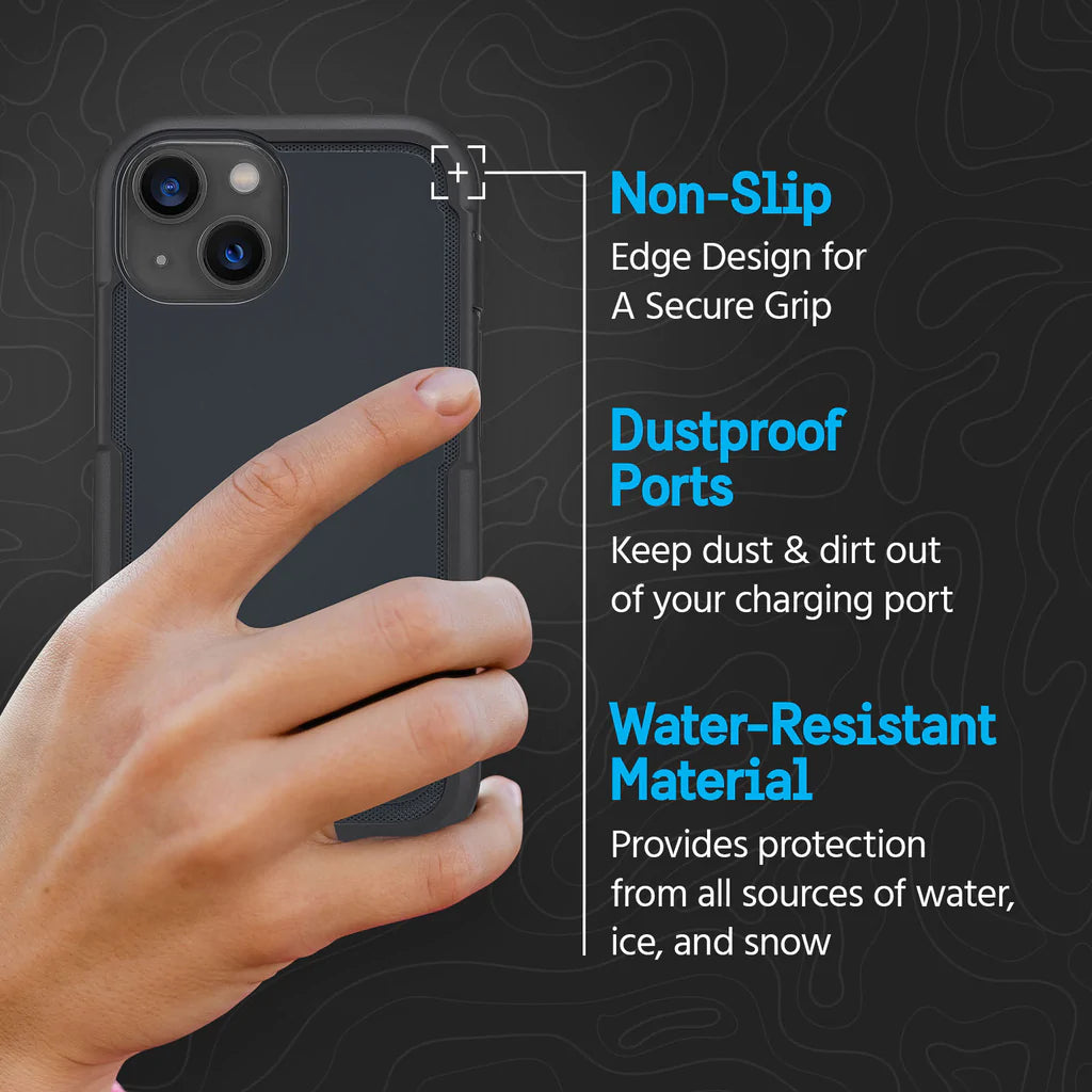 Pelican Voyager MagSafe Case & Belt Clip iPhone 14 Pro Max 6.7 - Black