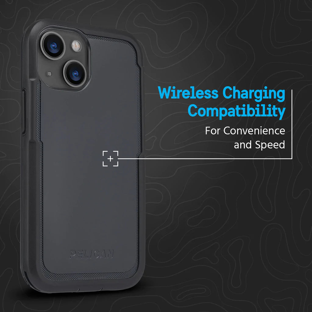 Pelican Voyager MagSafe Case & Belt Clip iPhone 14 Standard 6.1 - Black