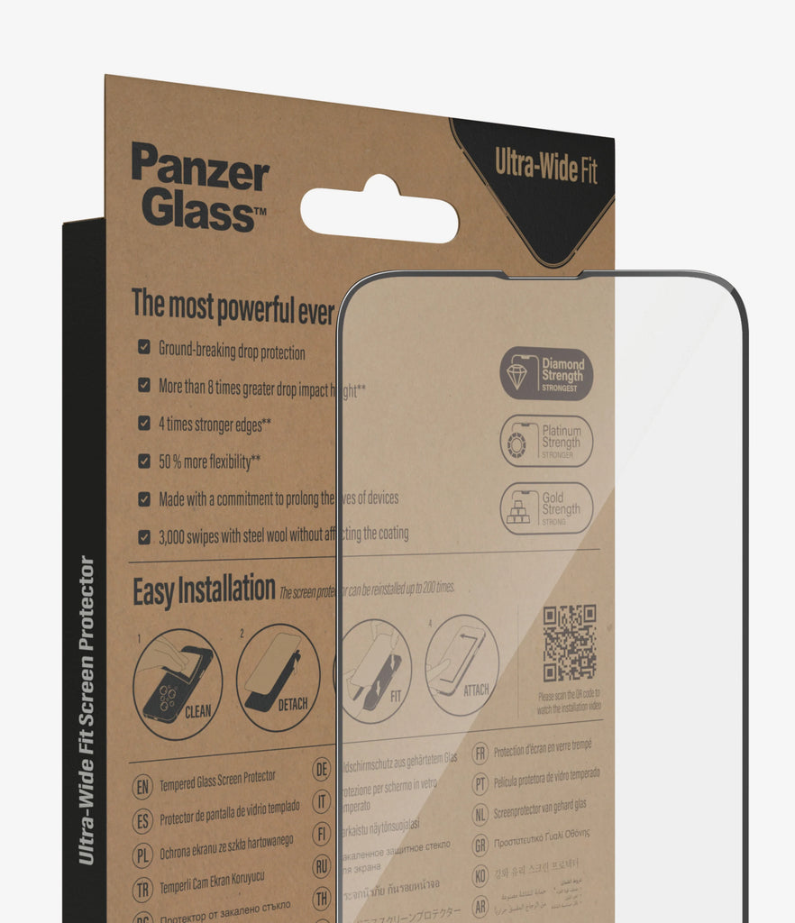 PanzerGlass Screen Guard Ultra Wide iPhone 14 Standard 6.1