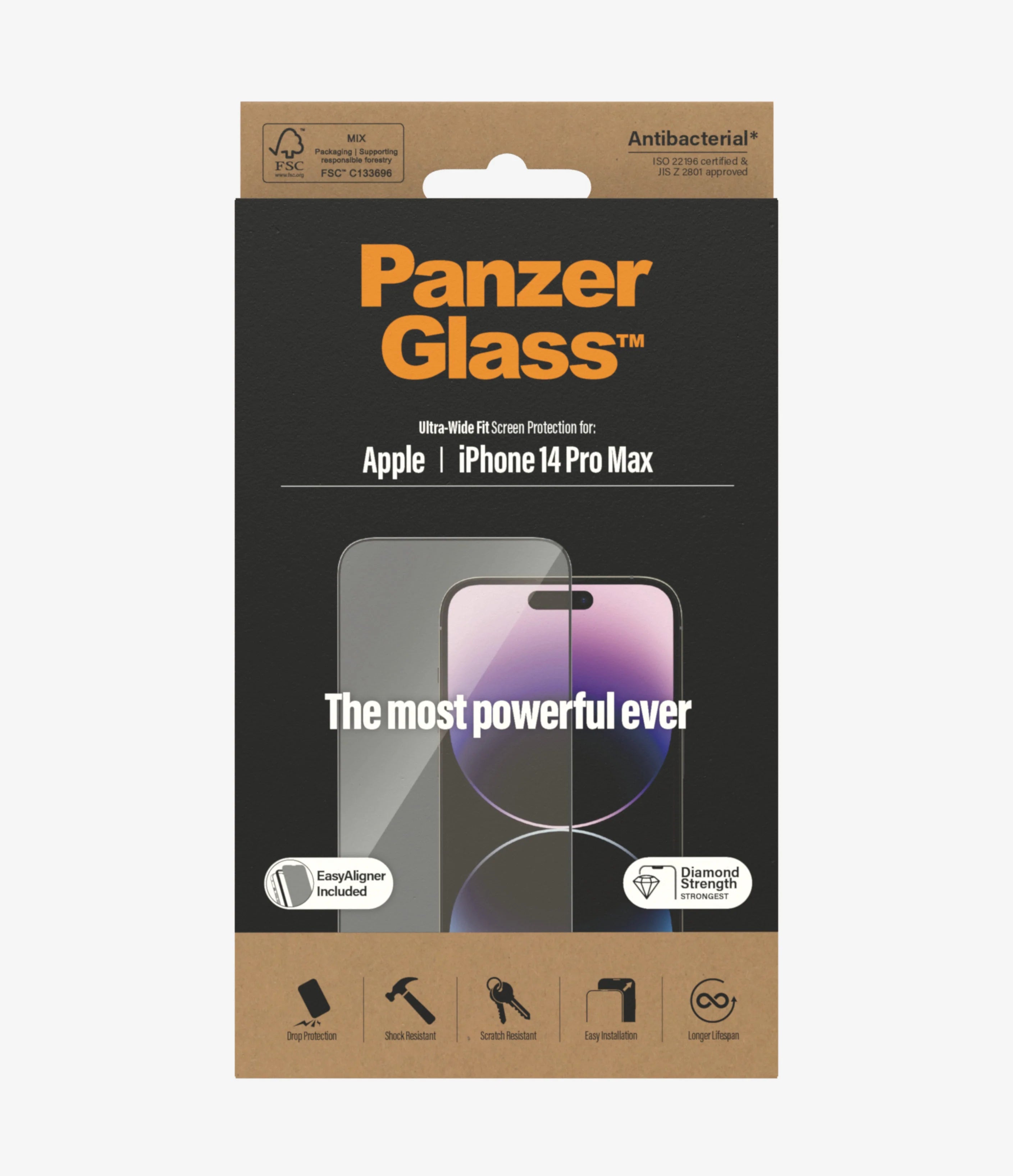 PanzerGlass Screen Guard Ultra Wide iPhone 14 Pro Max 6.7