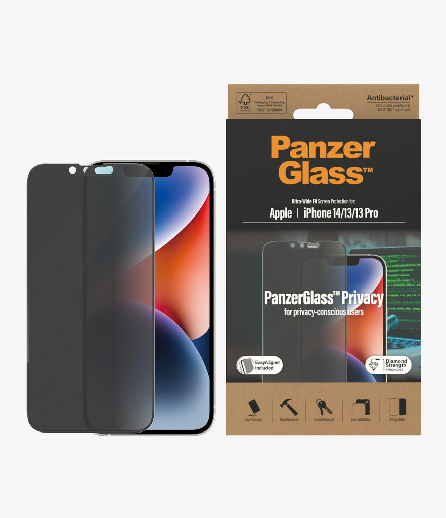 PanzerGlass Screen Guard Privacy iPhone 14 Standard 6.1