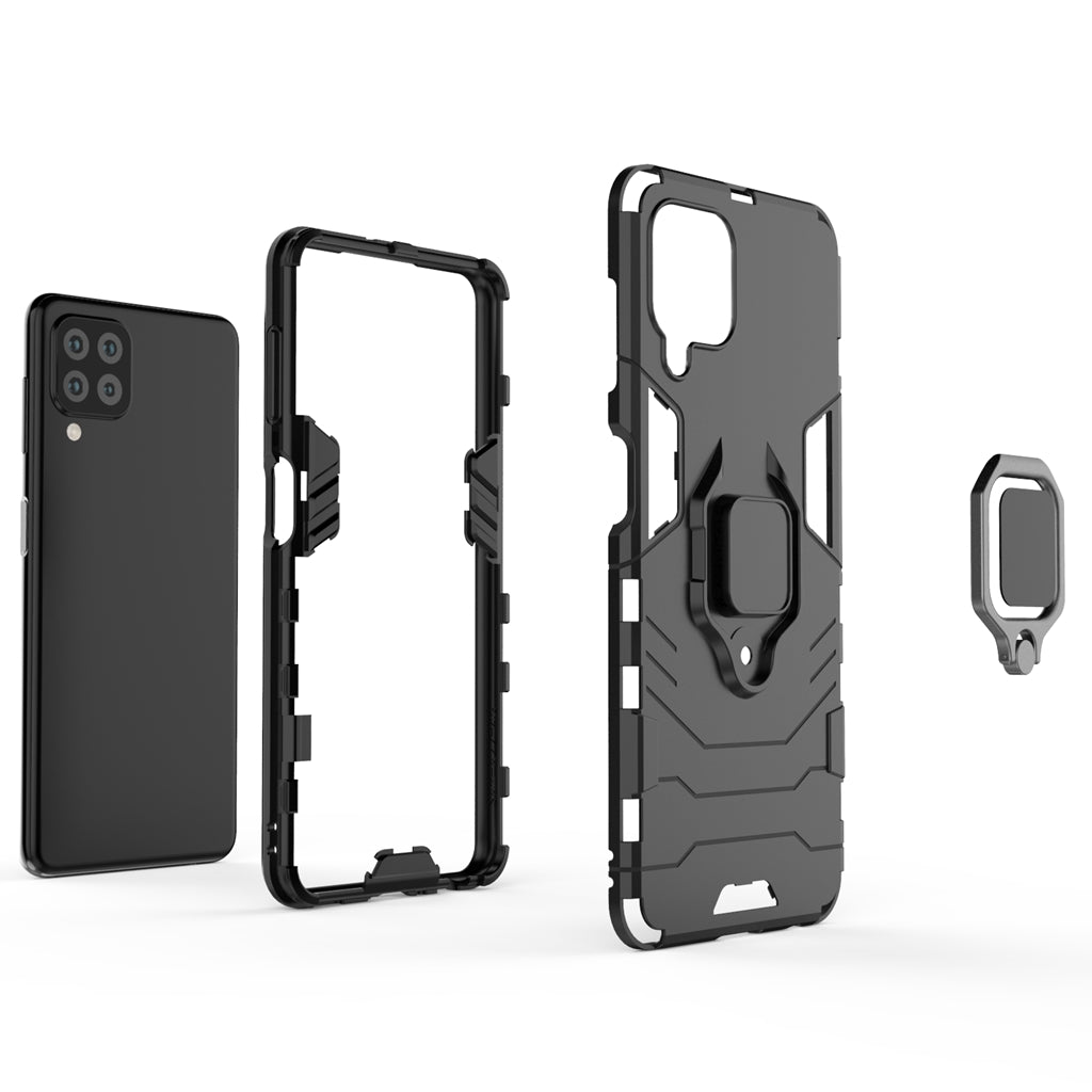 Rugged & Protective Armour Case Samsung A22 4G Built-in Ring Holder 3