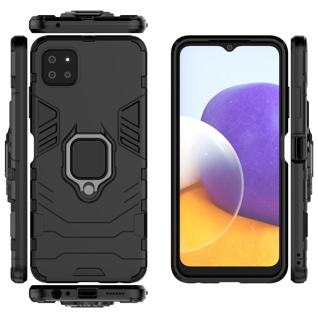 Rugged & Protective Armour Case Samsung A22 5G Built-in Ring Holder 2