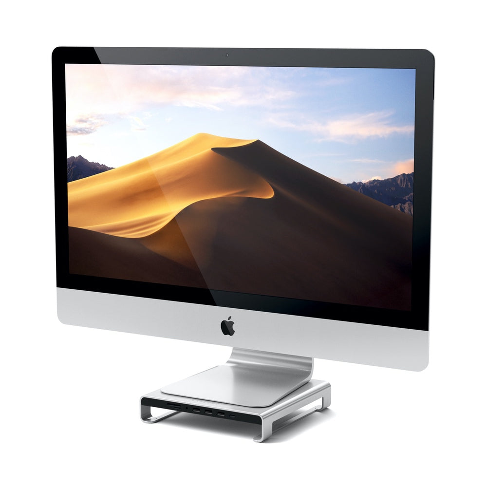 Satechi Monitor Stand Hub for iMac - Silver