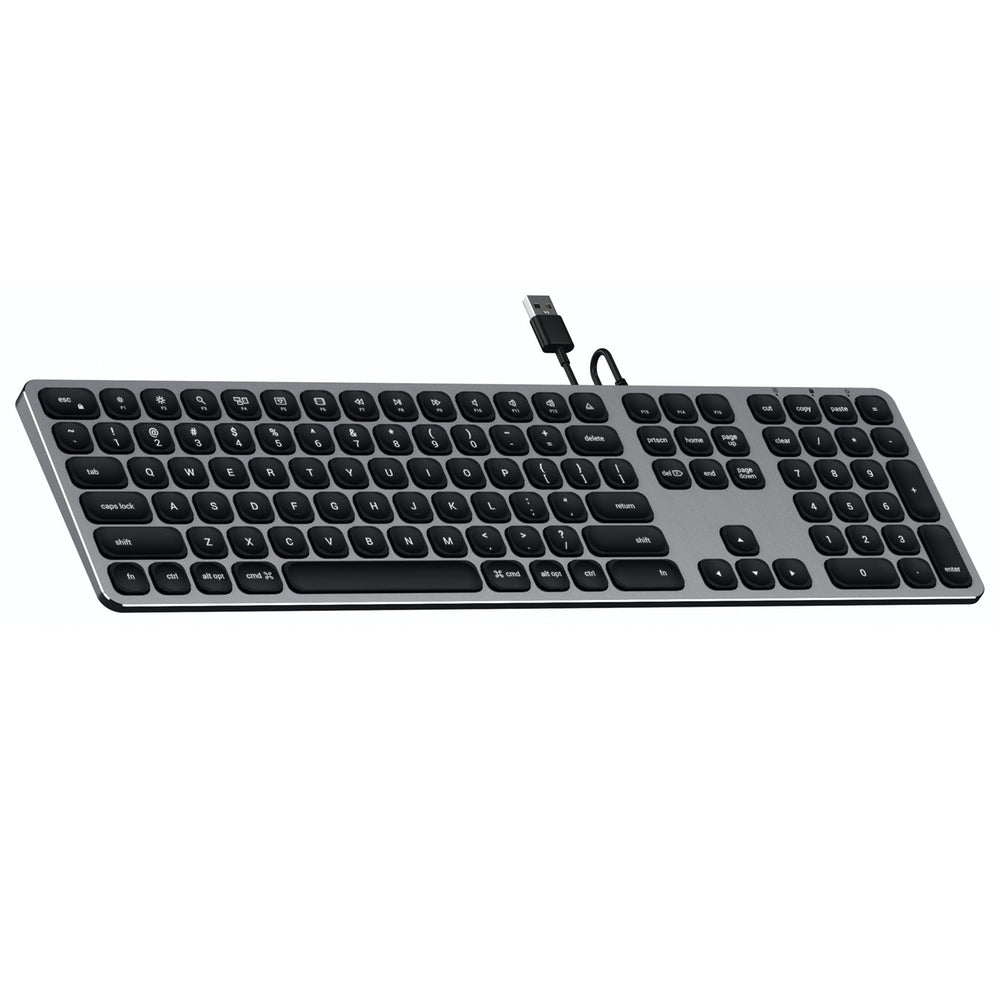 Satechi Aluminium Wired USB-A Keyboard (Grey)