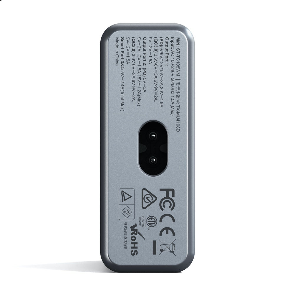 Satechi 108W Pro USB-C PD Desktop Charger (Space Grey)