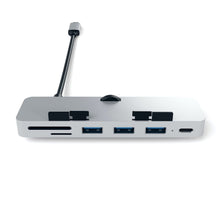 Load image into Gallery viewer, Satechi USB-C Clamp Hub Pro for iMac and iMac Pro - Silver