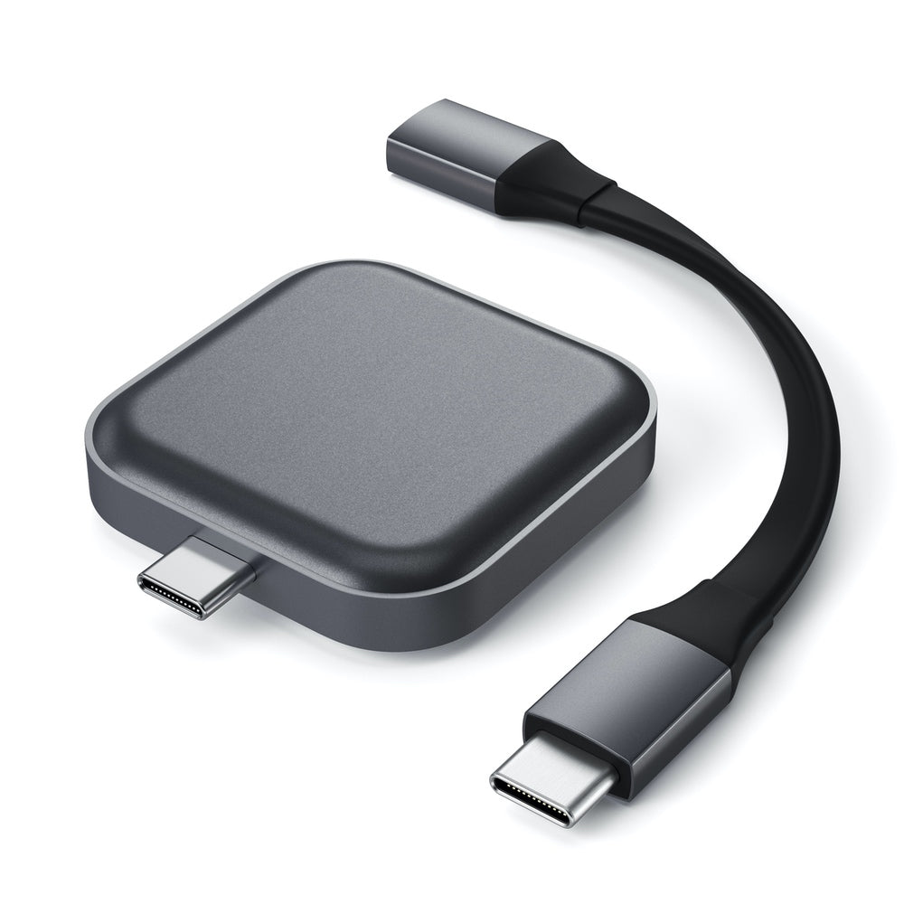 Satechi USB-C Magnetic Charging Dock for Apple Watch - Space Grey