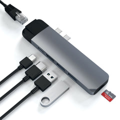 Satechi USB-C Pro Hub with Ethernet & 4K HDMI - Space Grey