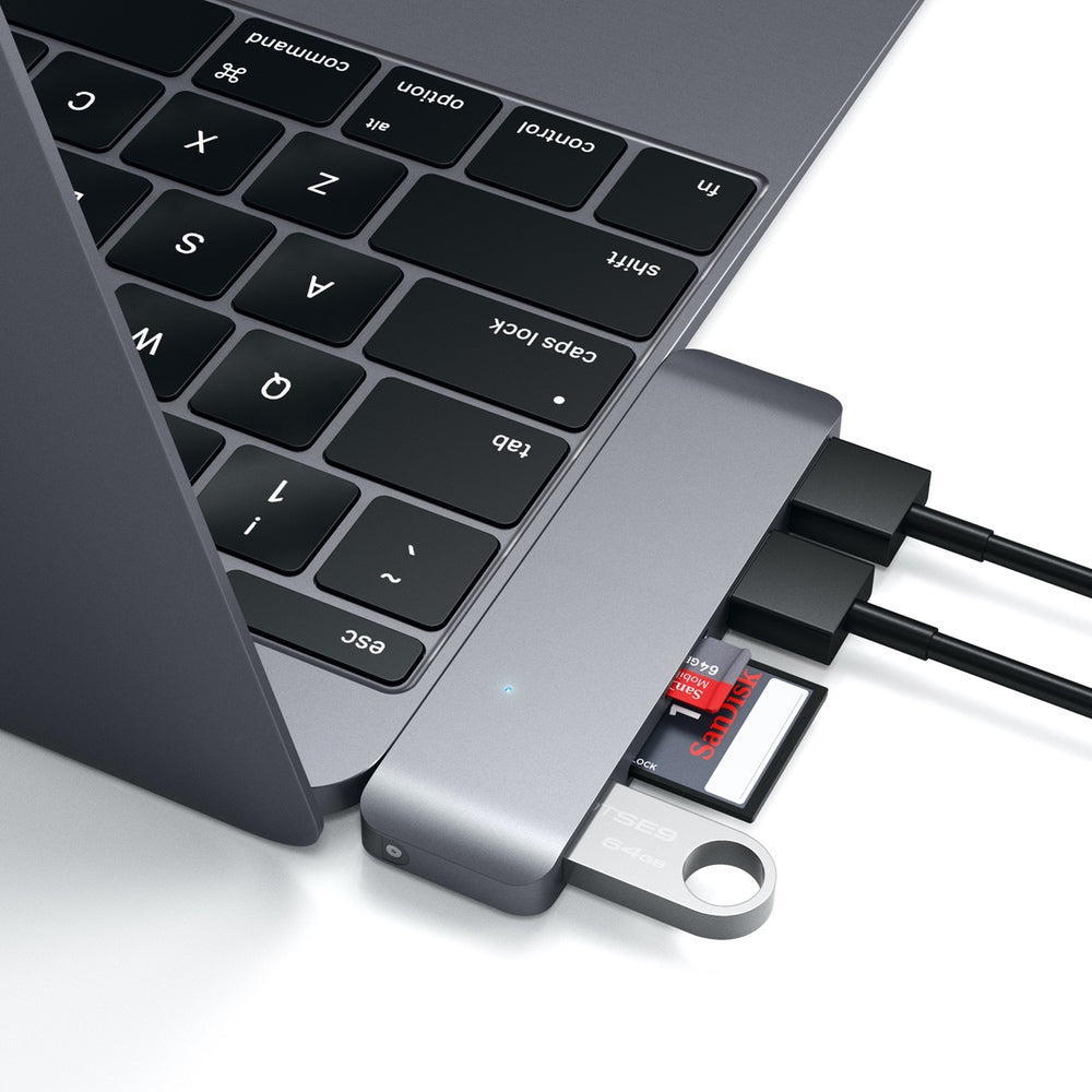 Satechi USB-C/USB 3.0 3-in-1 Combo Hub - Space Grey