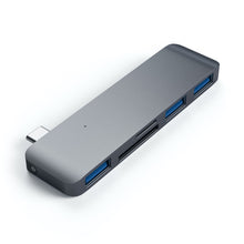 Load image into Gallery viewer, Satechi USB-C/USB 3.0 3-in-1 Combo Hub - Space Grey