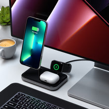 Load image into Gallery viewer, Satechi Magnetic 3-in-1 Wireless Charging Stand