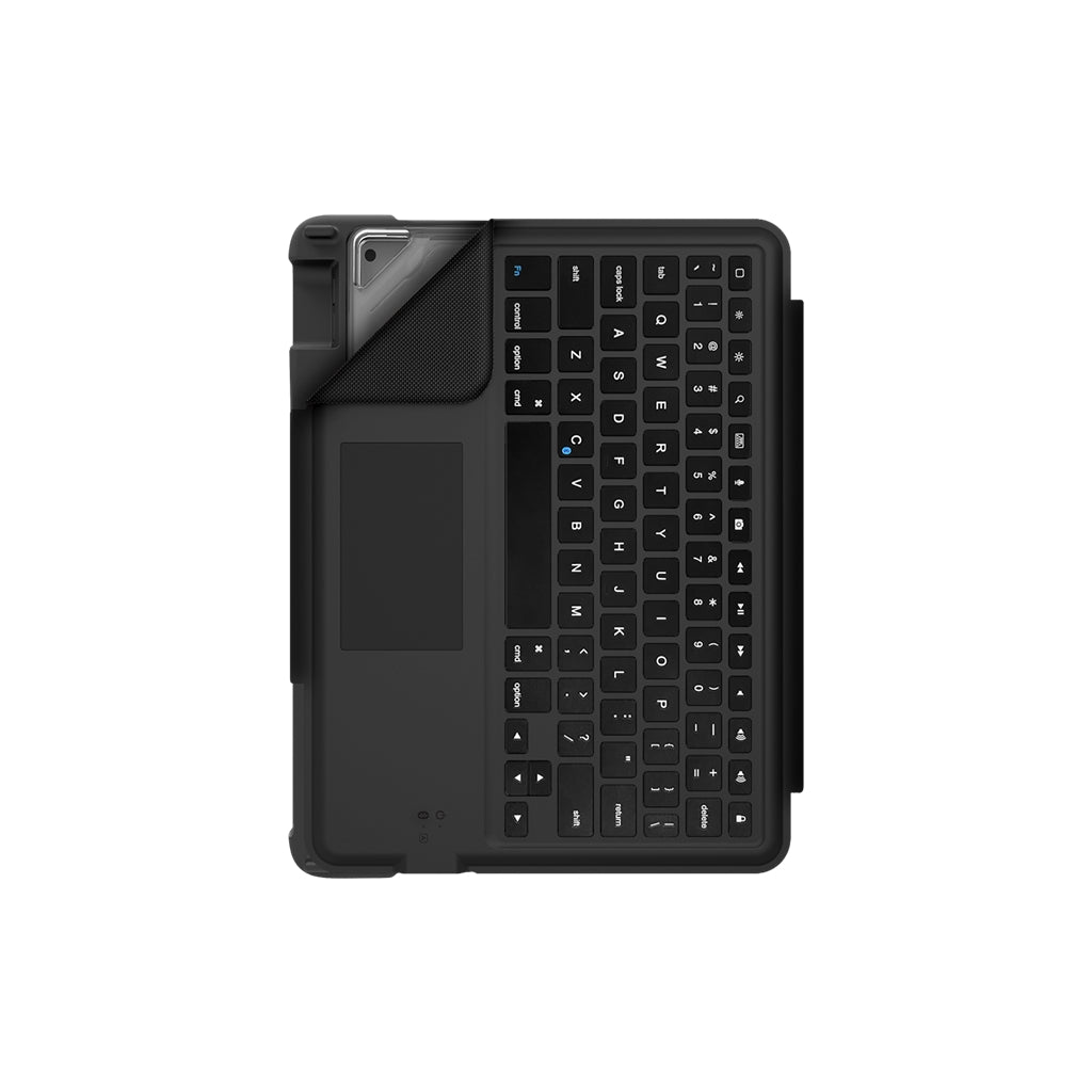 STM Trackpad & Keyboard Bluetooth Rugged Dux Case iPad 10th 10.9 - Black