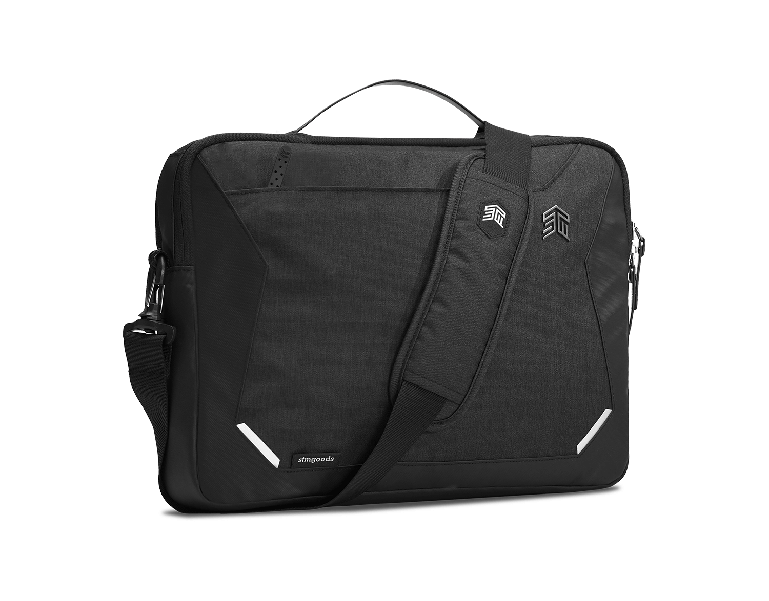 STM Myth Laptop Brief 15 inch with Shoulder Strap - Black