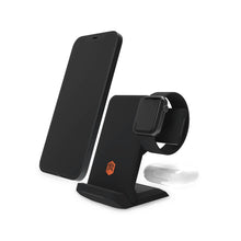 Load image into Gallery viewer, STM ChargeTree Go Portable Wireless Charging Station - Black